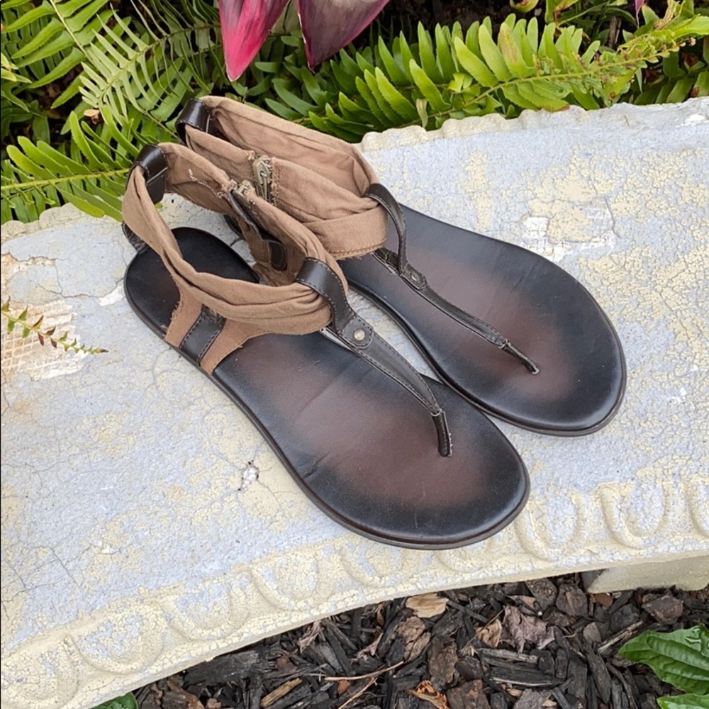 Boho sandals brown/tan